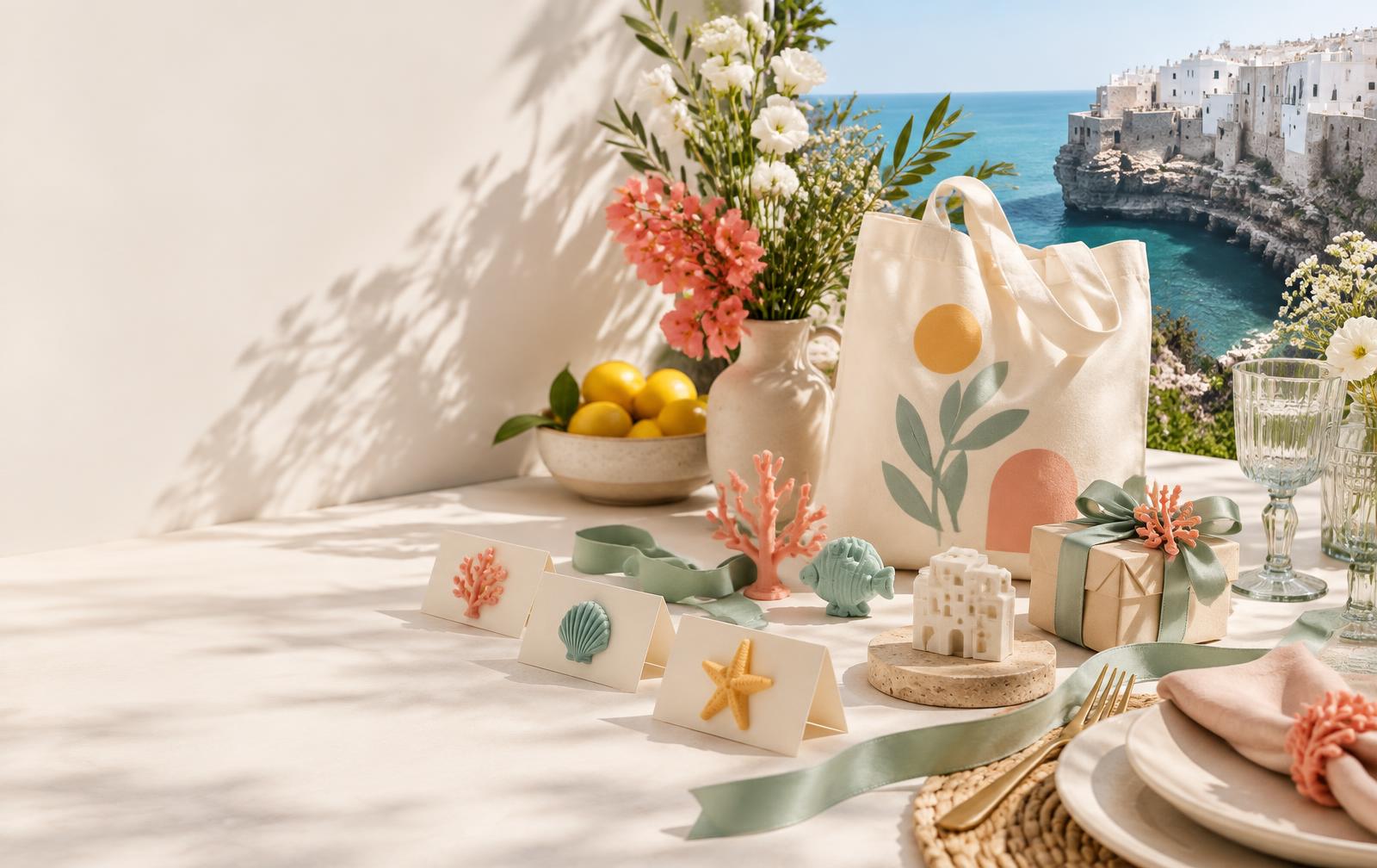 Creazioni personalizzate per eventi ispirate ai colori della Puglia